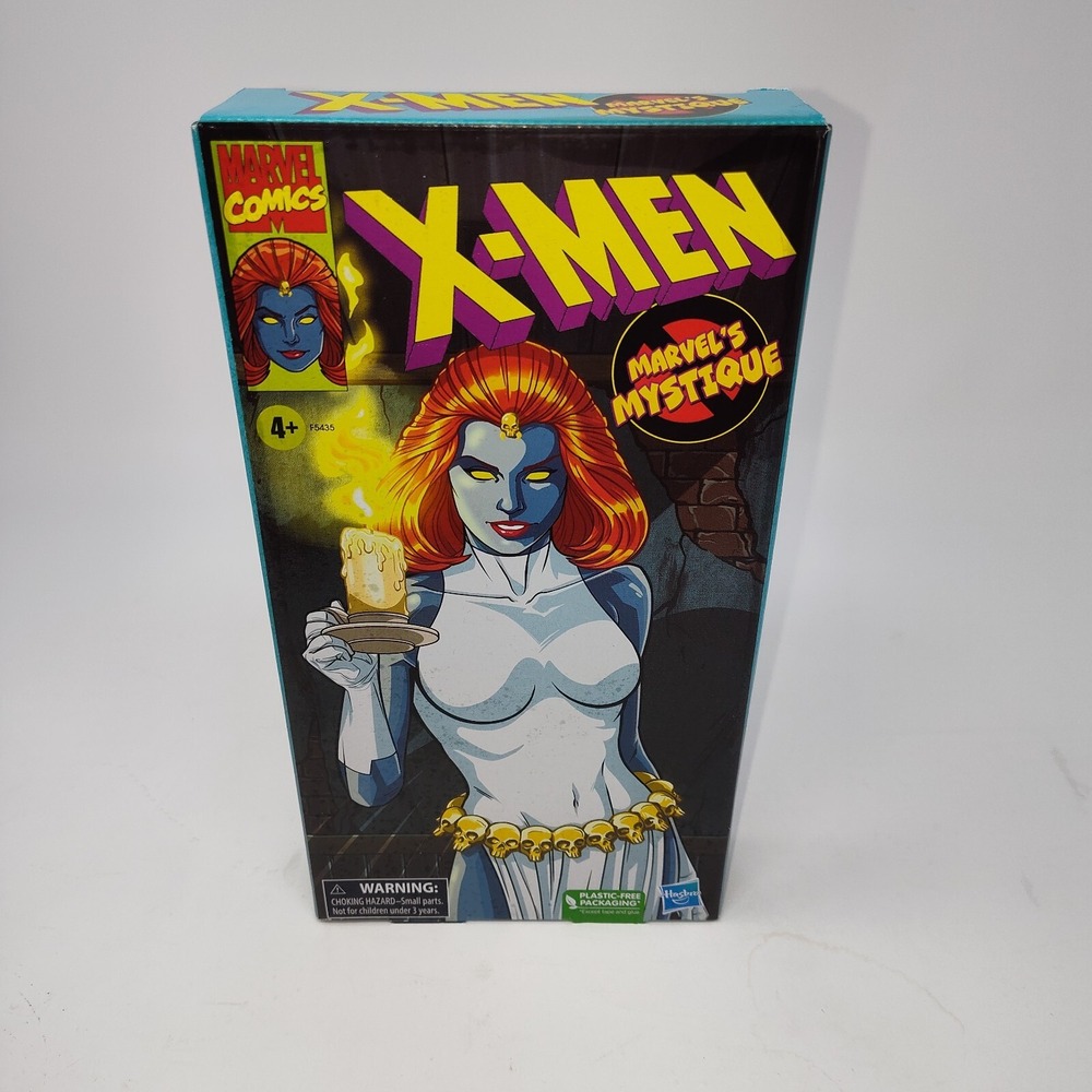 Hasbro X-Men Marvel Legends 90s Animated Mystique 6" Action Figure Retro VHS Box